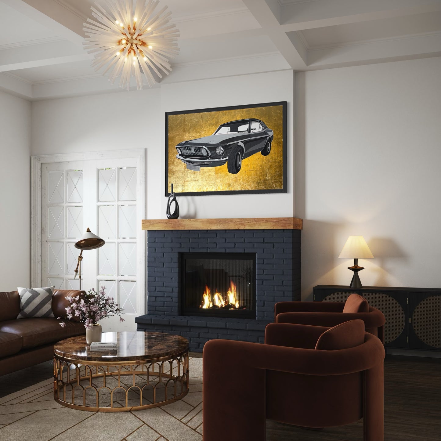 Antique Car Mustang 1969